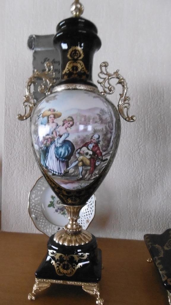 schouwgarnituur limoges, Ophalen