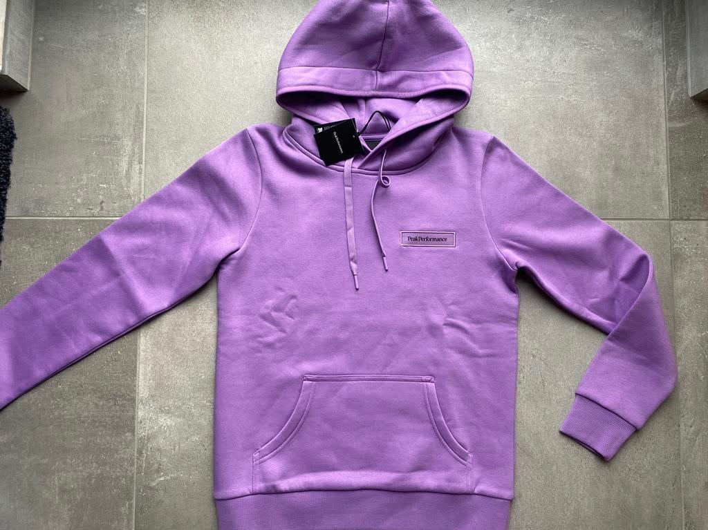 Peak Performance - Paarse hoodie. Maat S. Nieuw, Paars, Overige typen, Nieuw, Peak Performance