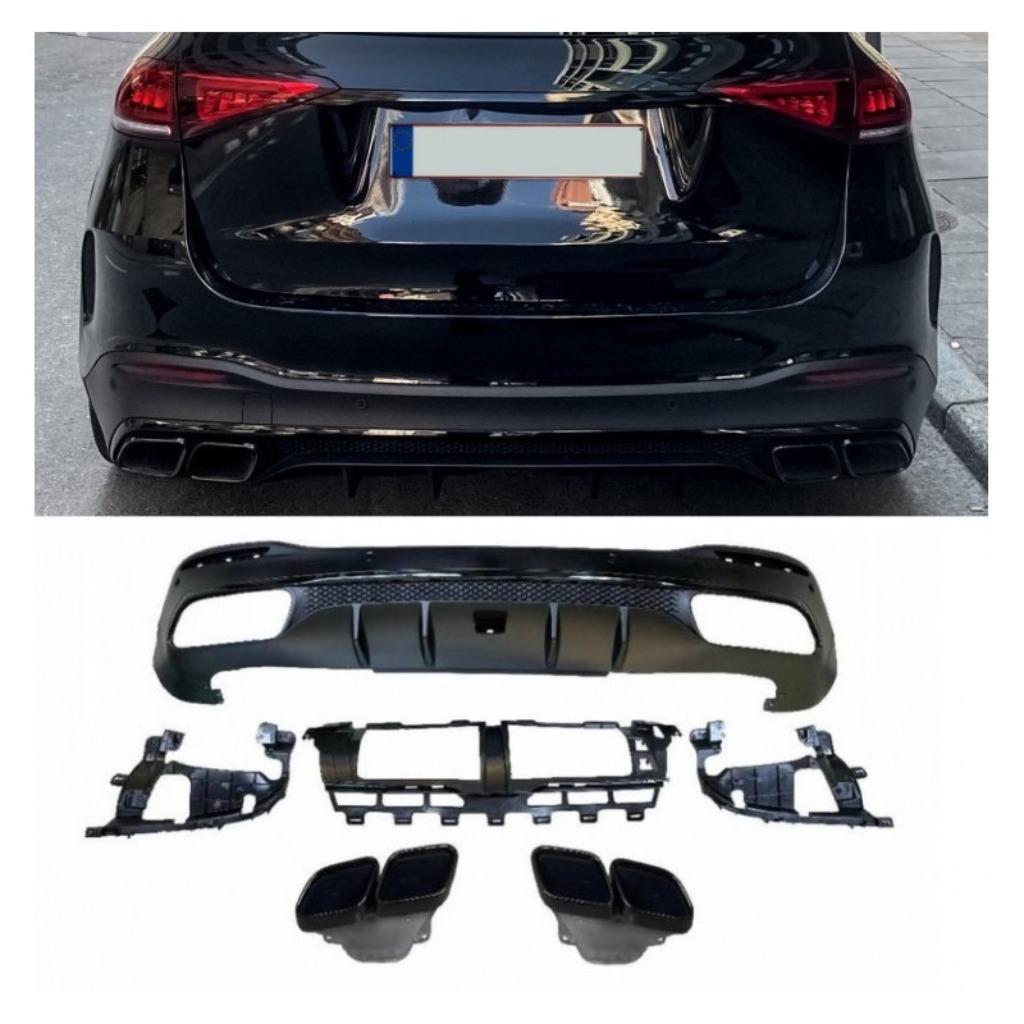 DIFFUSEUR LOOK GLE 63 AMG FULL BLACK MERCEDES GLE SUV W167, Auto diversen, Tuning en Styling, Ophalen of Verzenden