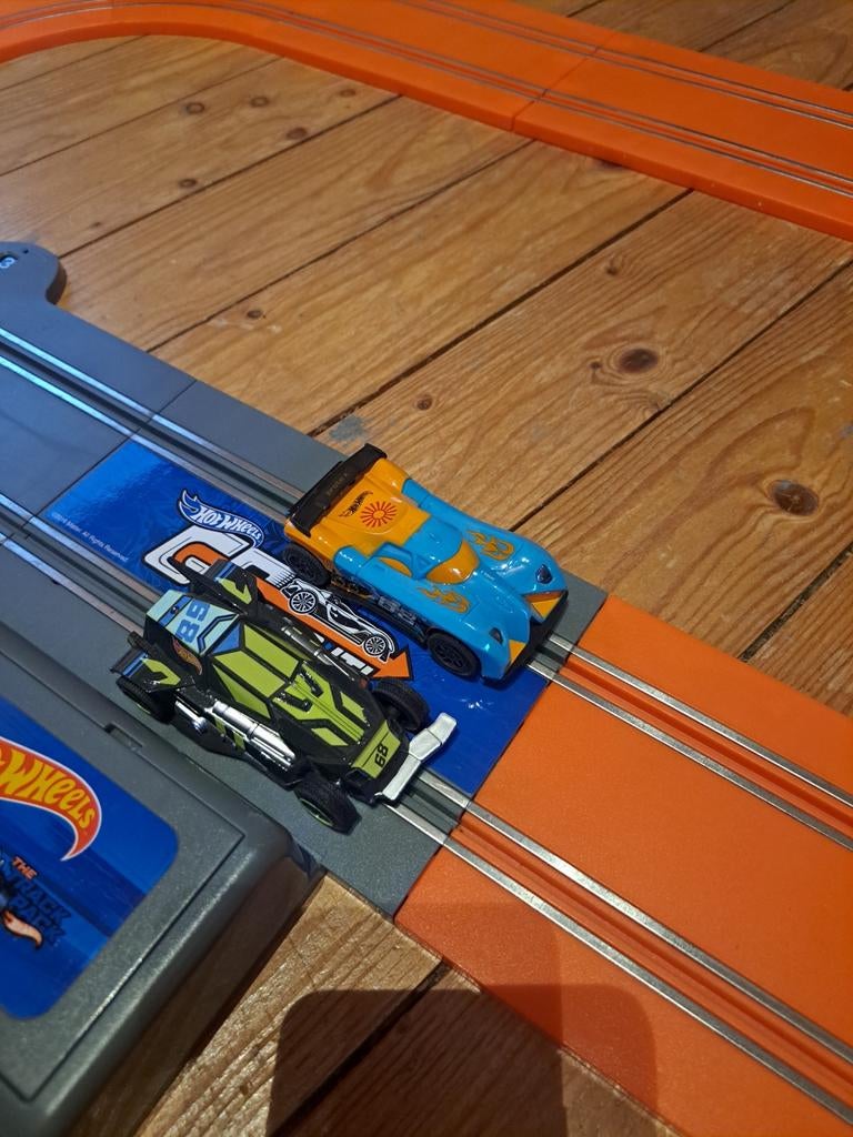Hot wheels autoracebaan met afstandsbediening, Ophalen, Hot Wheels, Elektrisch, Met looping