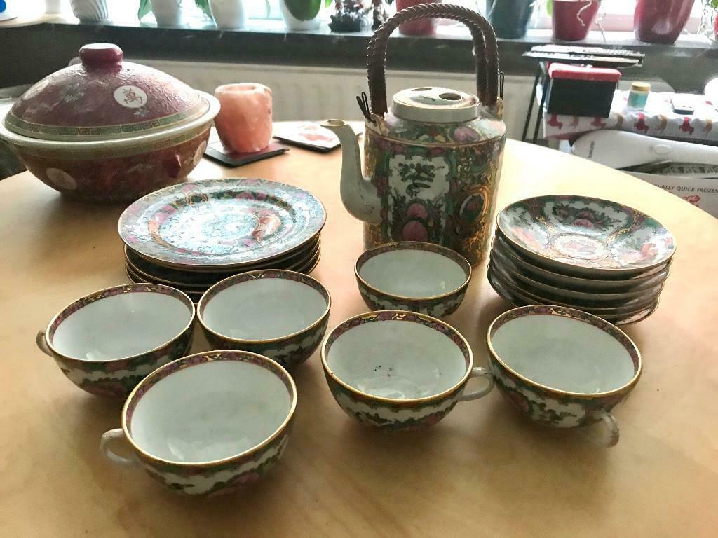 Serviesset Chinese, Ophalen