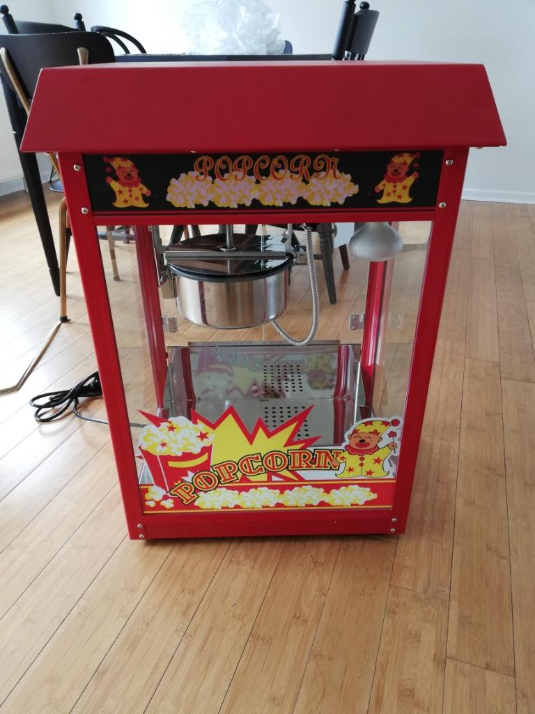 verhuur popcorn popcornmachine feest party, Ophalen, Gebruikt