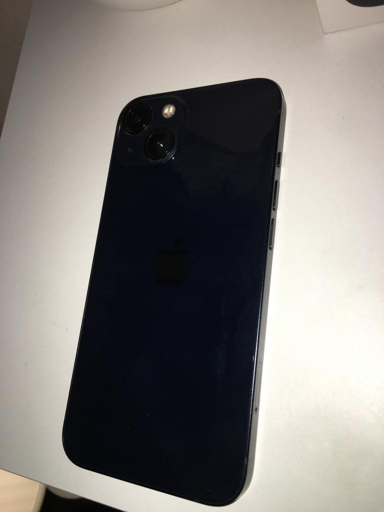 iphone 13 bleu nuit 128gb apple, Télécoms, Téléphonie mobile | Apple iPhone, 128 GB, 89 %, Enlèvement ou Envoi, IPhone 13