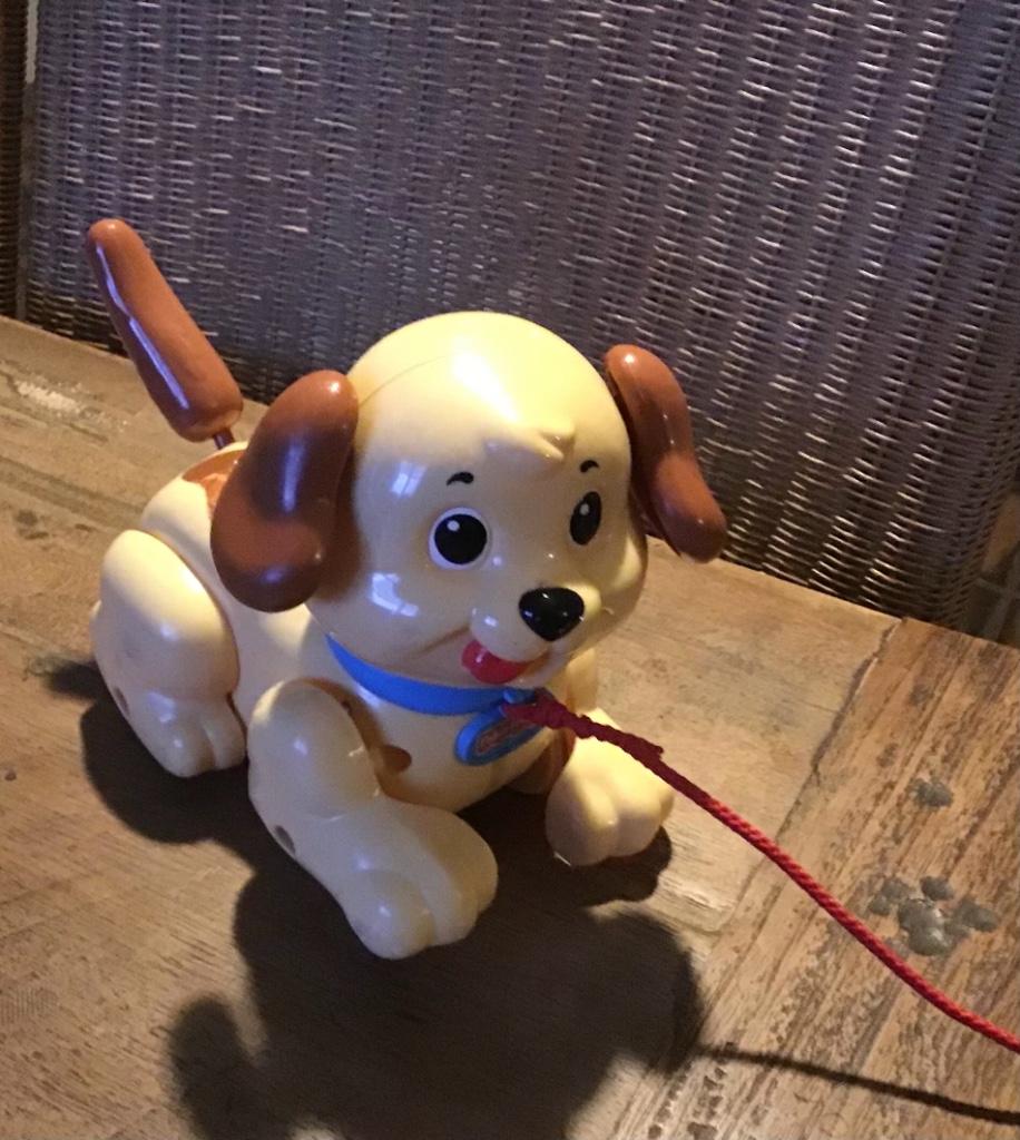 Fischer price trekhondje.Snoopy, Enfants & Bébés, Enlèvement ou Envoi, Comme neuf, Jouet à Pousser ou Tirer