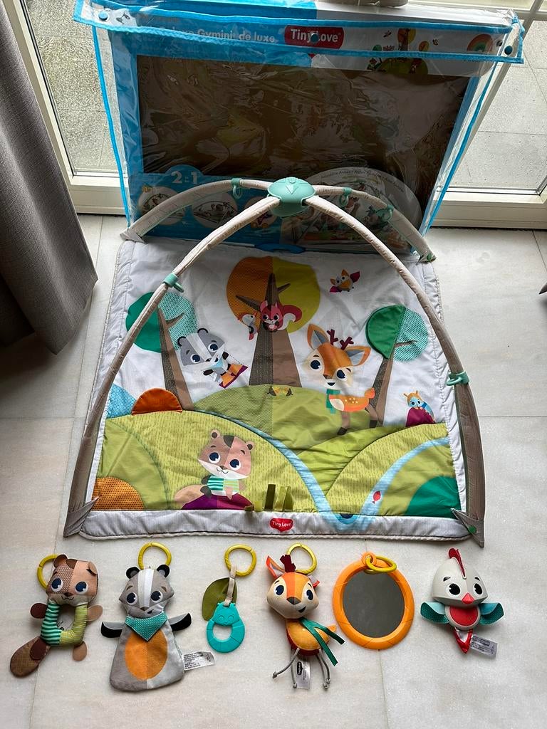 Speelmat (babygym) Tiny Love (Into the forest), Ophalen, Zo goed als nieuw, Babygym