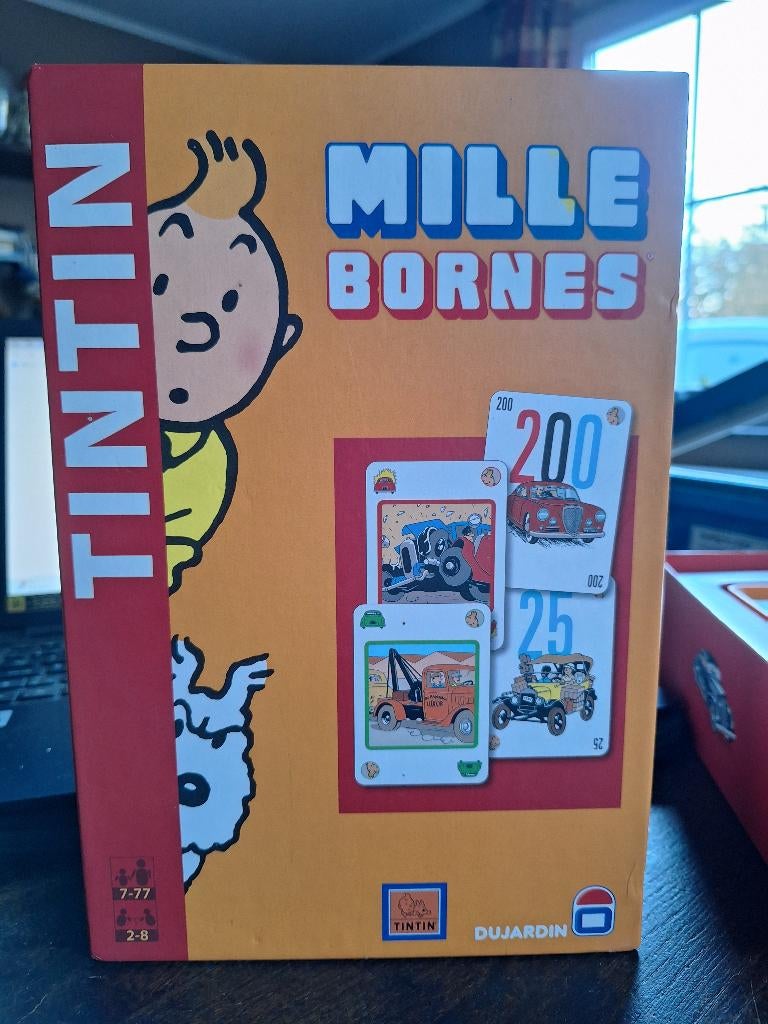 MILLE BORNES TINTIN, Hobby & Loisirs créatifs, Trois ou quatre joueurs, Enlèvement ou Envoi, Comme neuf, Dujardin