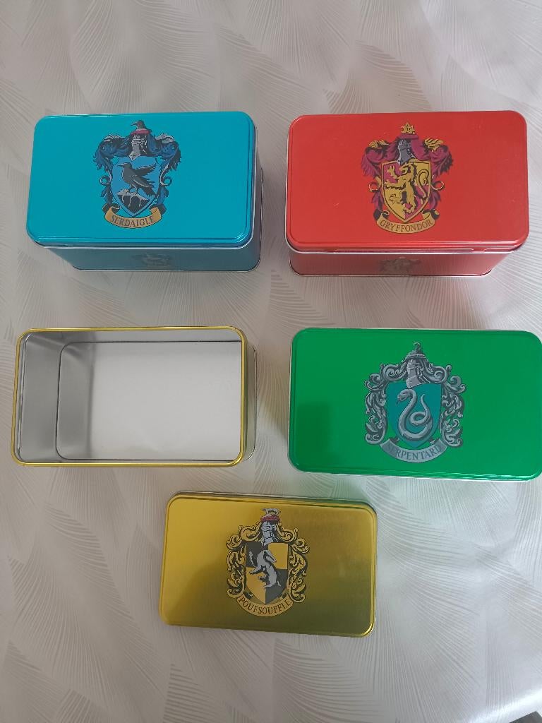 4 boites métal HARRY POTTER Collection, Enlèvement, Utilisé, Autres types