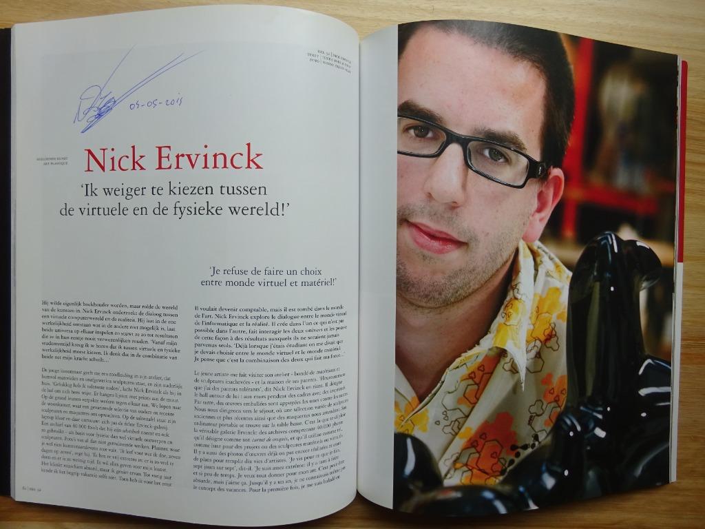 Isel 32 - 2009 Nick Ervinck (signed) Vankets, Ramakers, Beel, Ophalen of Verzenden, Zo goed als nieuw, Schilder- en Tekenkunst