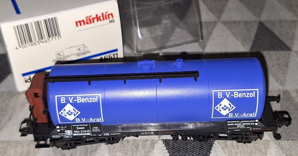 Märklin HO 46511 ketelwagen "Benzol" van de DR, Ophalen of Verzenden, Zo goed als nieuw, Wagon, Märklin