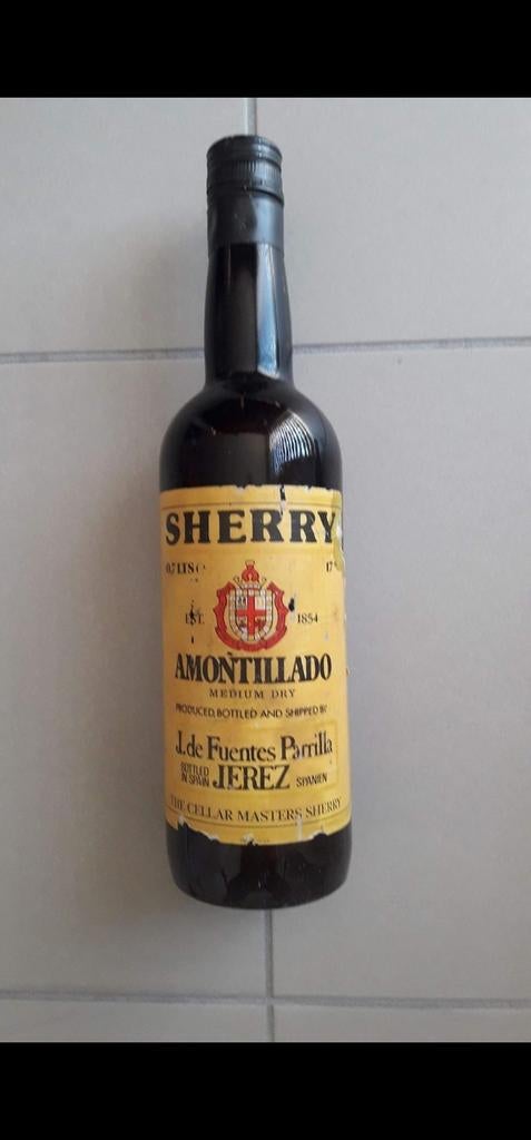 Cherry AMONTILLADO J.de FUENTES Parilla 1854 Jezez Spain, Ophalen of Verzenden, Nieuw