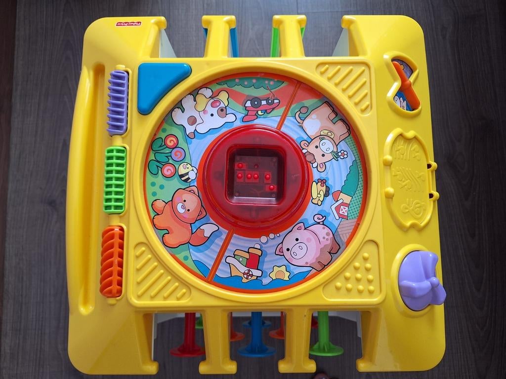Fisher price multifunctionele activiteiten kubus, Ophalen of Verzenden, Zo goed als nieuw, Ontdekken, Met licht