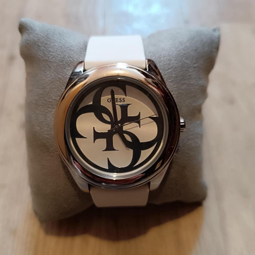 guess horloge, Ophalen of Verzenden, Zo goed als nieuw, Zilver, Zilver