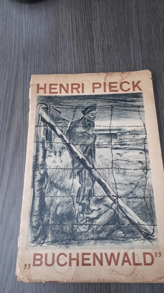 Lithografische afdrukken  Henri Pieck 'Buchenwald' Volledig, Enlèvement ou Envoi, Deuxième Guerre mondiale, Utilisé, Général