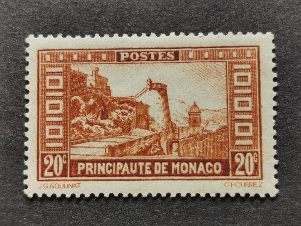 Monaco 1933 - prinselijk paleis **, Postzegels en Munten, Ophalen of Verzenden, Monaco, Postfris