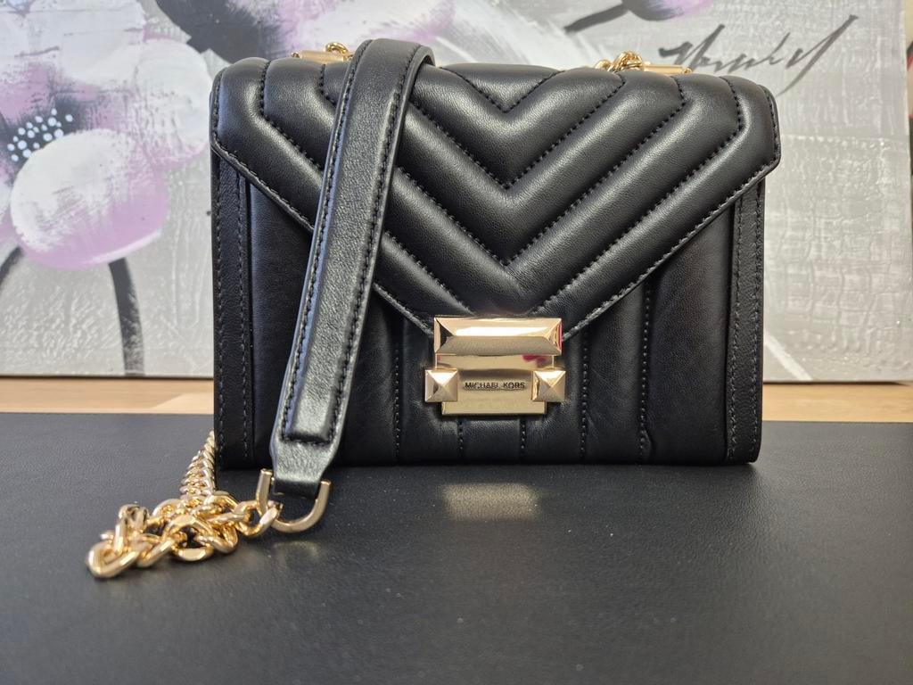 Sac matelassé Michael Kors exc état, Autres marques, Enlèvement ou Envoi, Comme neuf, Avec fermeture à pression