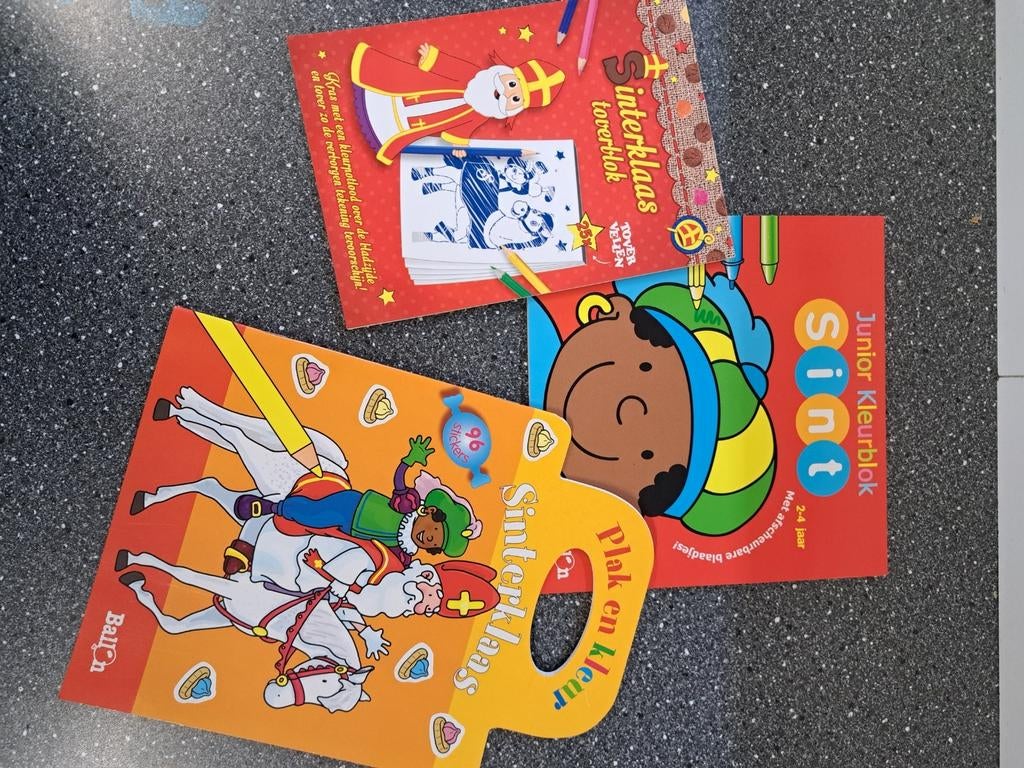Sinterklaas kleurboeken  nieuw, Ophalen of Verzenden, Zo goed als nieuw