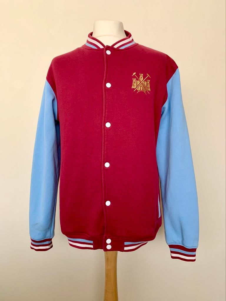 West Ham United Football Club The Hammers bomber jacket, Maat L, Ophalen of Verzenden, Gebruikt, Overige typen