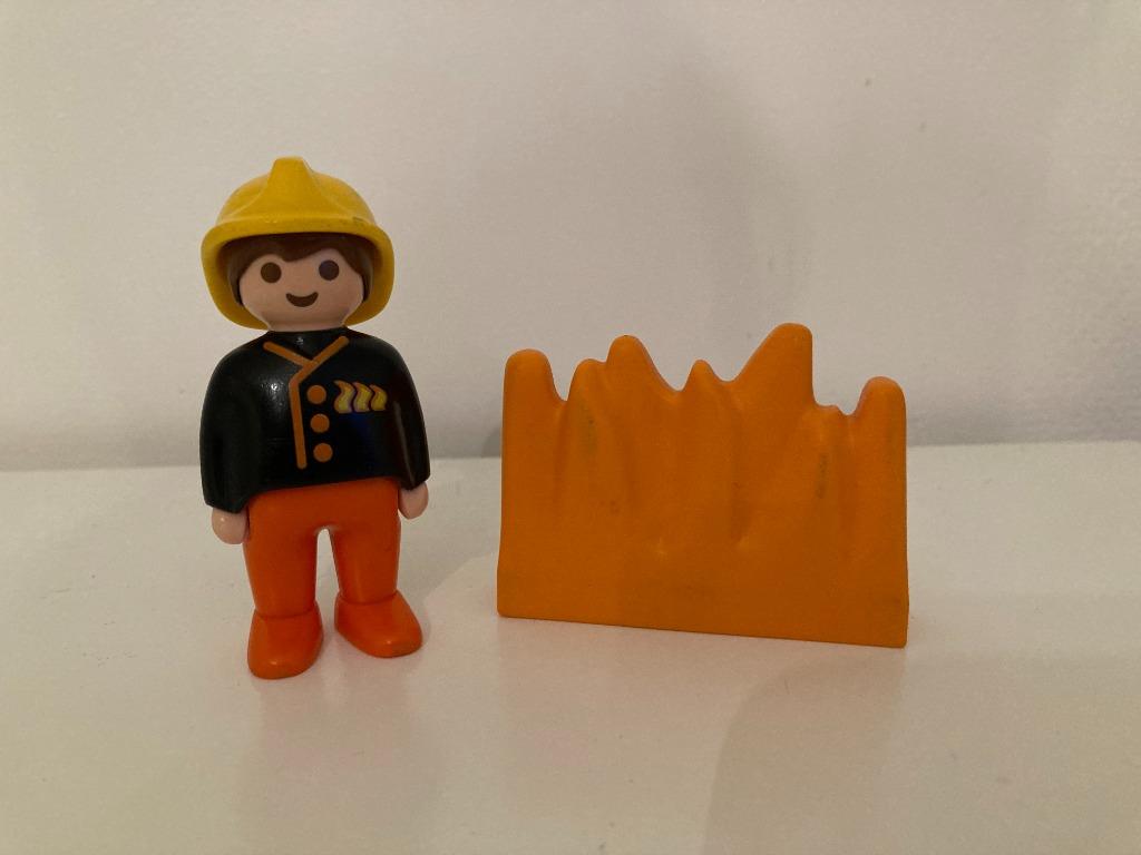 Playmobil 1.2.3 - brandweerman (1990), Enlèvement ou Envoi, Utilisé, Playmobil en vrac