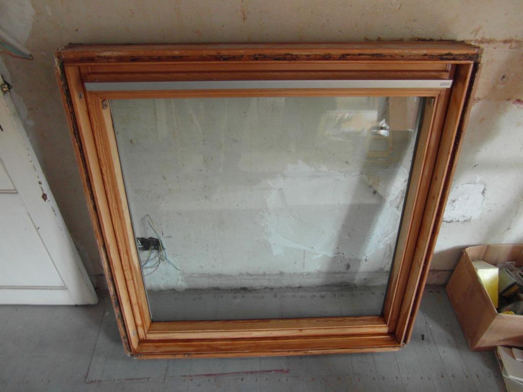 3 Velux dakramen GGL104 & 2 x GGL606, Ophalen, Dubbelglas, Gebruikt, 80 tot 120 cm