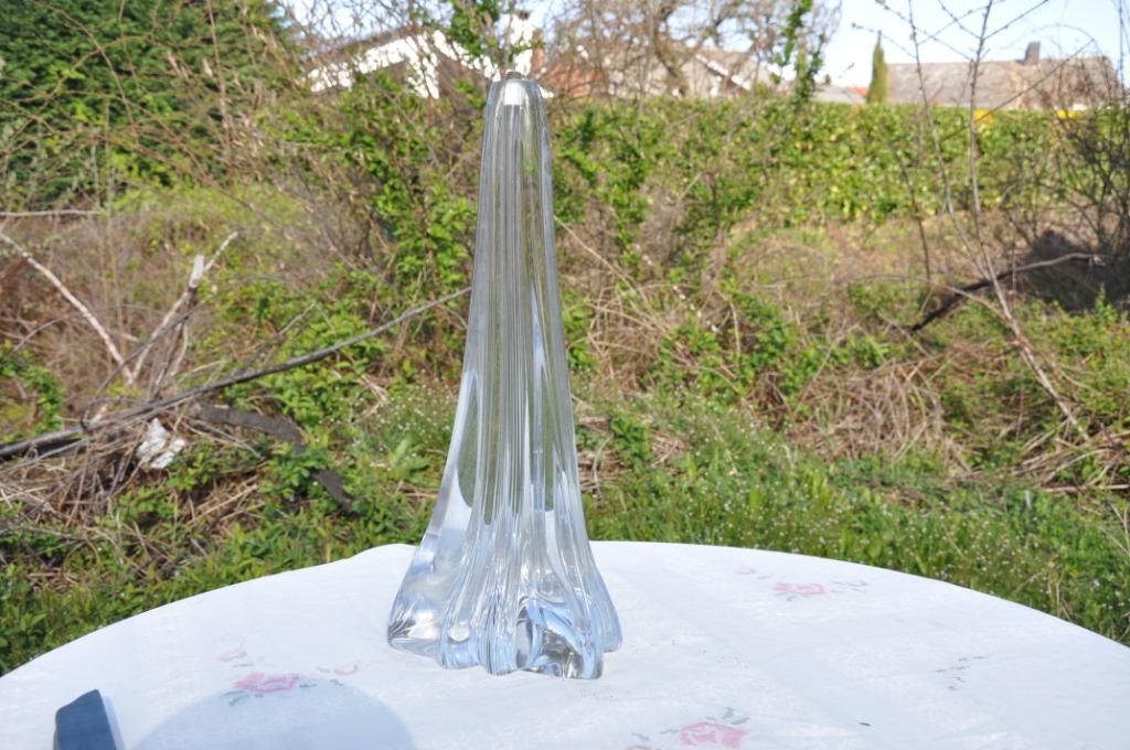 pied de lampe cristallerie lorraine de lemberg, Antiek en Kunst, Ophalen of Verzenden