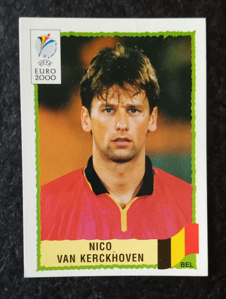 PANINI EURO 2000 # 104 NICO VAN KERCKHOVEN, Verzamelen, Ophalen of Verzenden, Nieuw