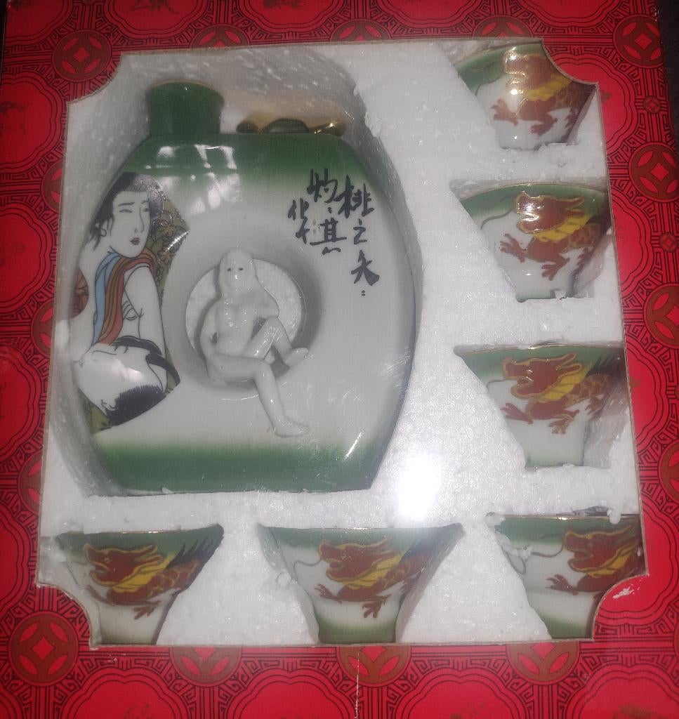Japanse sake-set ceramiek 🎏🍶⛩️, Ophalen
