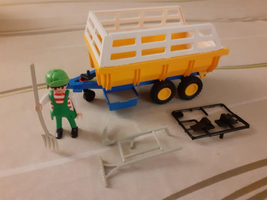 Playmobil remorque + fermier, Enlèvement, Neuf