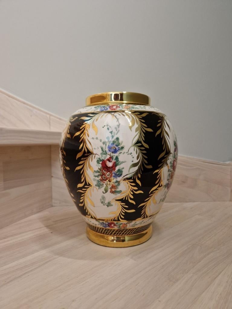 H. Bequet Quaregnon bloemenvaas, Antiek en Kunst, Ophalen