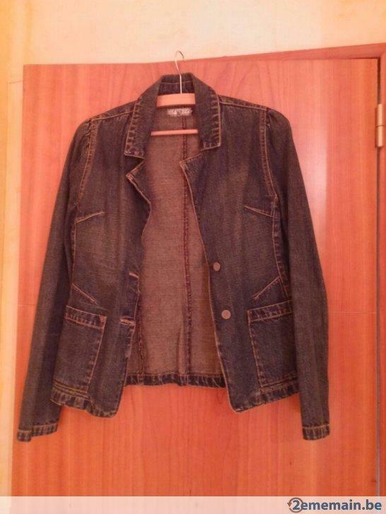 Veste en jean's, Vêtements | Femmes, Enlèvement ou Envoi, Porté, Taille 38/40 (M)