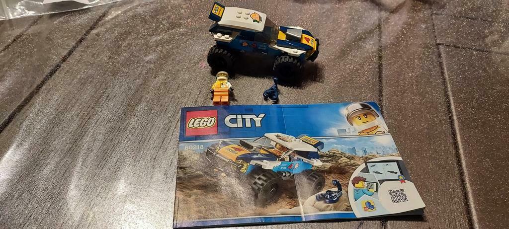 lego 60218 desert rally racer, Ophalen of Verzenden, Gebruikt, Complete set, Lego