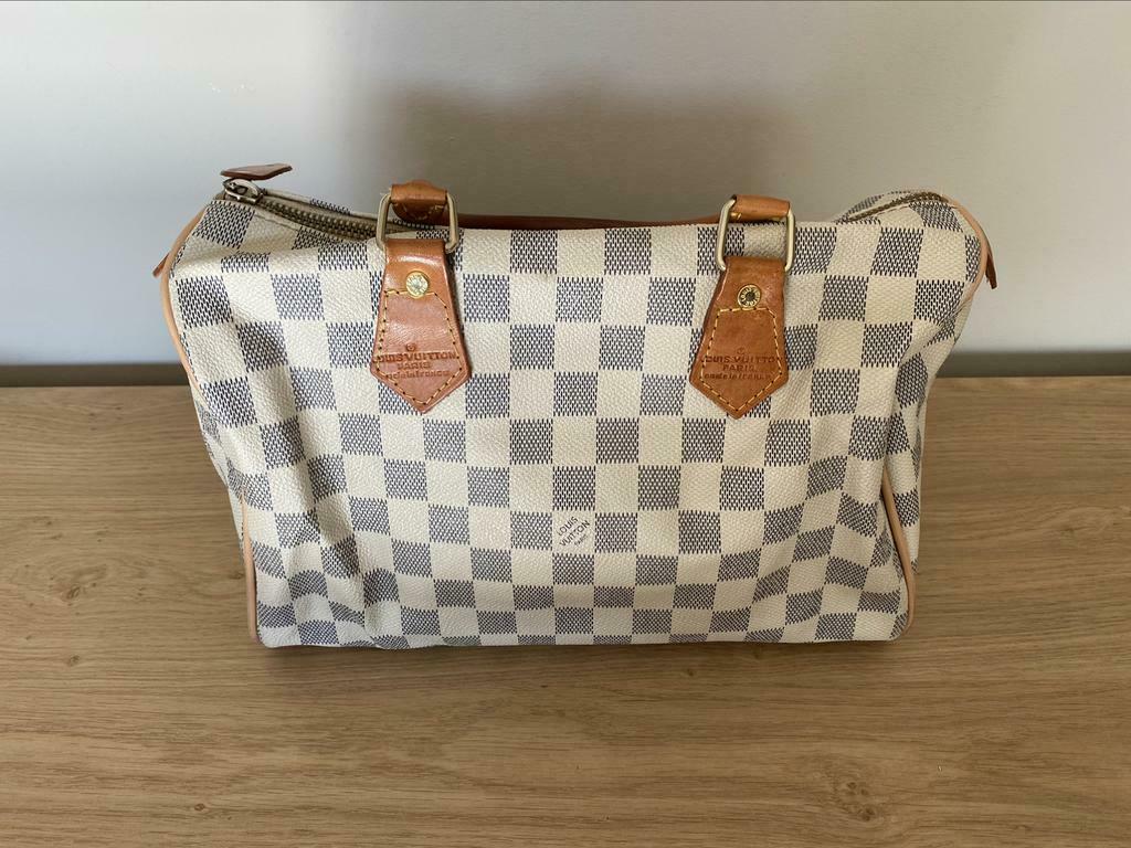 Handtas, Handtassen en Accessoires, Tassen | Damestassen, Ophalen of Verzenden, Gebruikt, Beige, Handtas