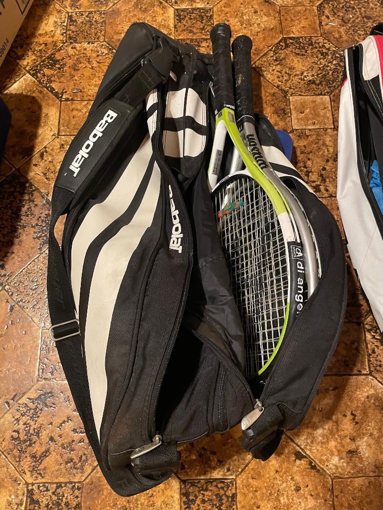 tennistas met 2 rackets, Ophalen, Gebruikt, Racket, Wilson