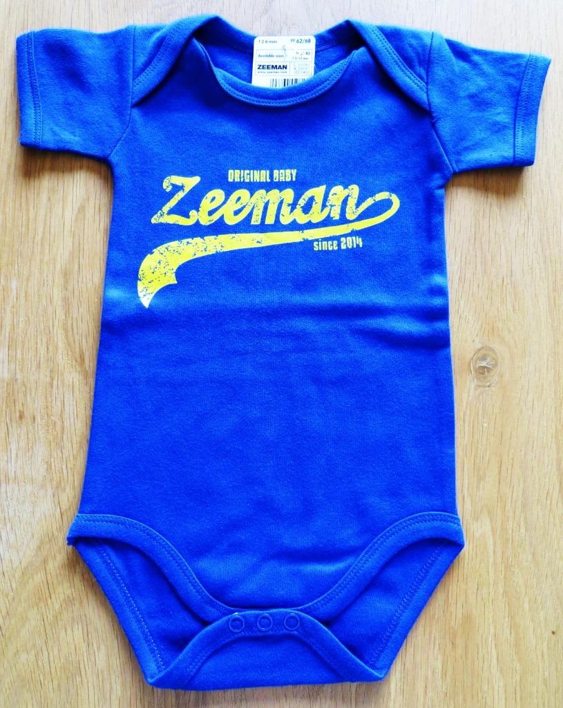 ZEEMAN Baby rompertje "Original Baby" - NIEUW! NIEUW! NIEUW!, Kinderen en Baby's, Babykleding | Maat 68, Ophalen of Verzenden