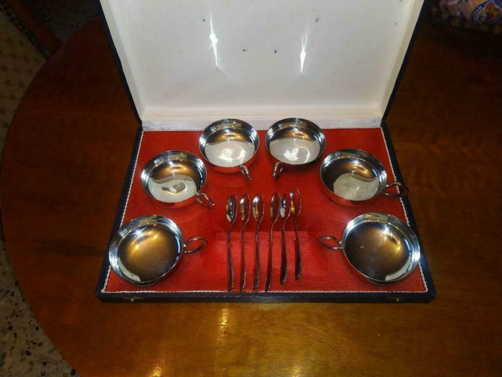 Zlveren fruit of ijs set, Ophalen of Verzenden