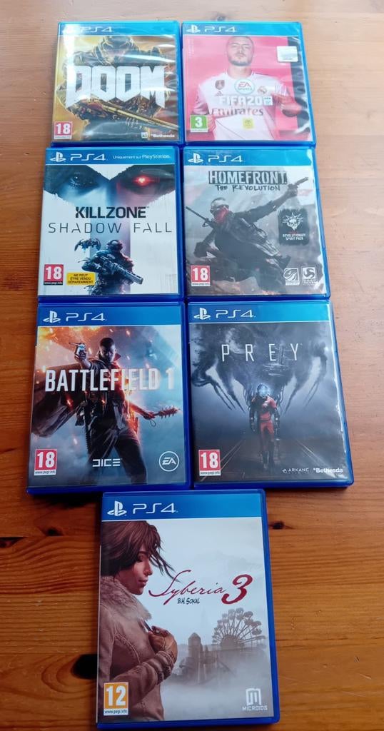 Jeux PS4, Consoles de jeu & Jeux vidéo, Enlèvement, Utilisé