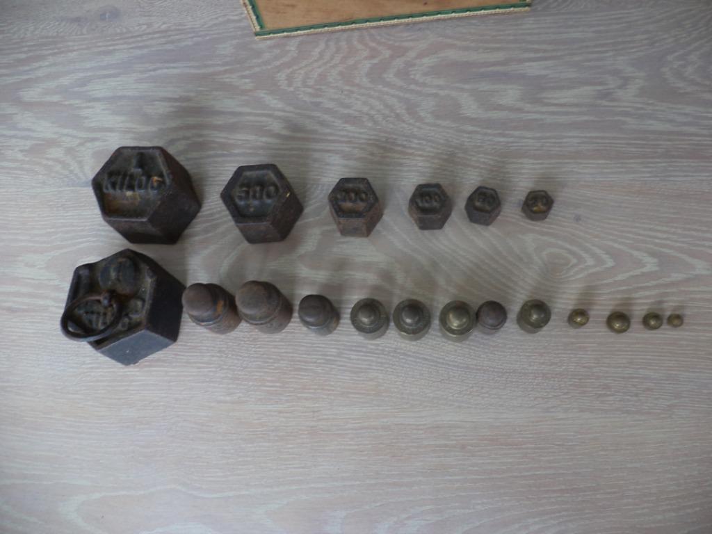 vintage gewichten, Ophalen