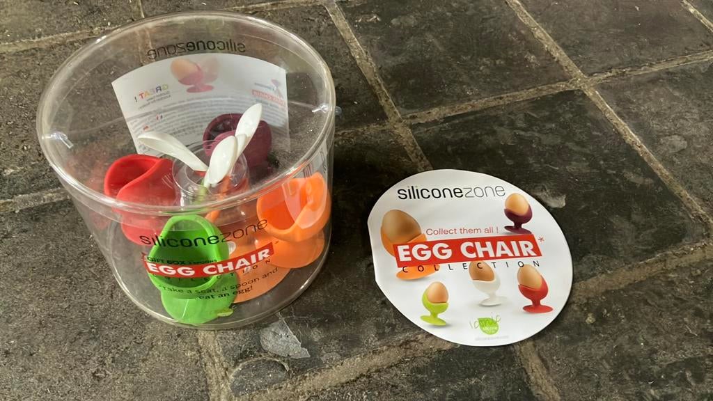 4 siliconen eierdopjes Silicone Zone - NIEUW, Huis en Inrichting, Ophalen of Verzenden