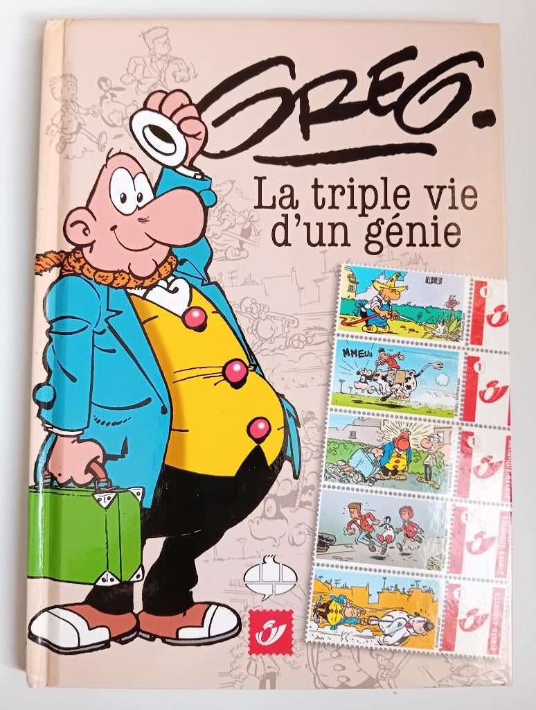 Greg Stamp Book Het drievoudige leven van een genie CBBD, Boeken, Stripverhalen, Gelezen, Eén stripboek, Ophalen of Verzenden