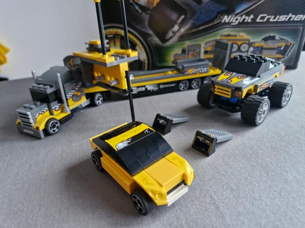 Lego Racers set 8134, Night Crusher, gebouwd, Enlèvement ou Envoi, Comme neuf, Ensemble complet, Lego