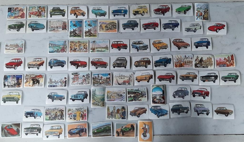 Les autos 1964 dans le monde, Collections, Photos & Gravures, Utilisé, Gravure, Autres sujets/thèmes, 1960 à 1980, Enlèvement ou Envoi