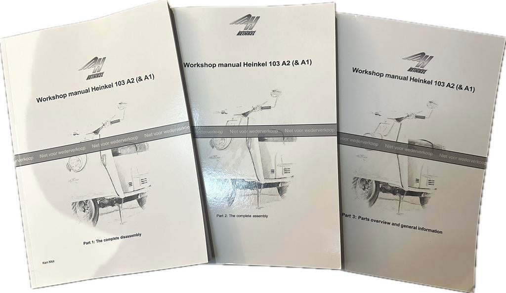 Werkplaatshandboeken Heinkel 103 A1&A2, Envoi