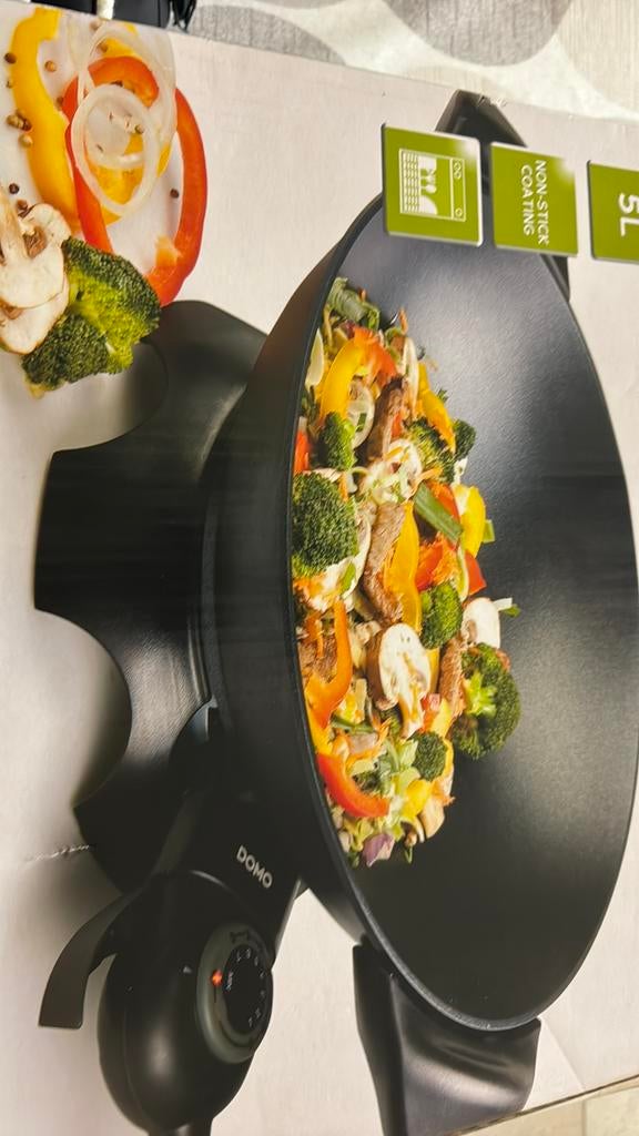 Domo elektrische wok, Elektronische apparatuur, Ophalen, Nieuw