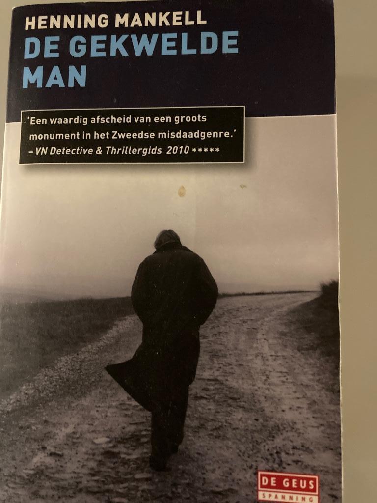 De gekwelde man, Boeken, Thrillers, Ophalen, België, Henning Mankell, Zo goed als nieuw