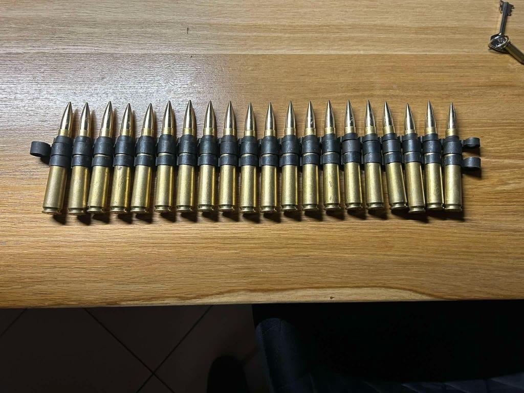 WWII - bande garnie de cal 0.50 pour BROWNING M2, Collections, Objets militaires | Seconde Guerre mondiale, Envoi, Autres, Autres types