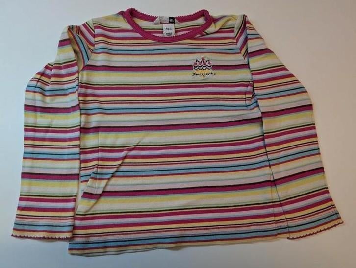 H&M gestreepte blouse voor 5-6 jaar, Kinderen en Baby's, Kinderkleding | Maat 110, Meisje, H&M, Overhemd of Blouse, Ophalen of Verzenden