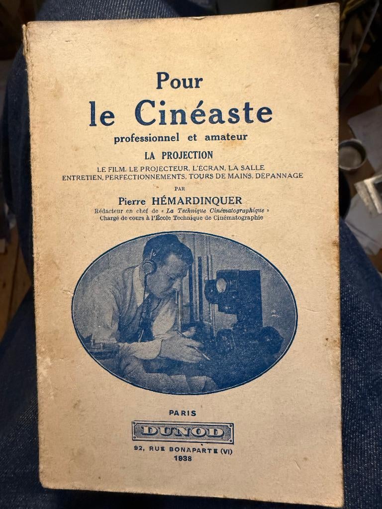 Pour Le Cinéaste Professionnel Et Amateur, Hemardinquer, Livres, Envoi