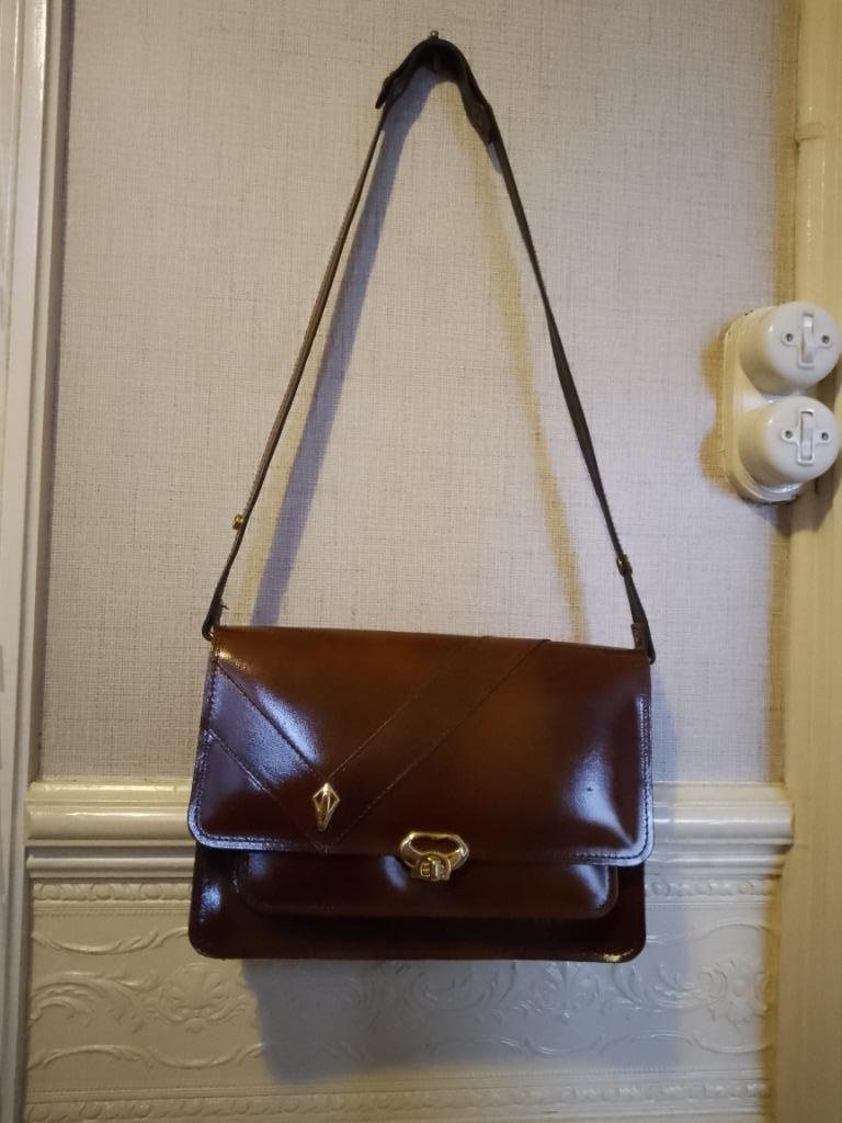 BRUINE DAMES HANDTAS, Ophalen of Verzenden, Zo goed als nieuw, Bruin, Handtas