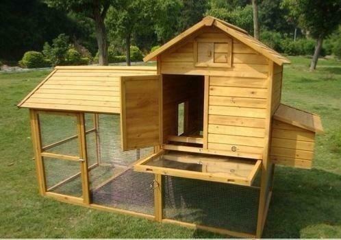 Poulailler XXL pour 8 poules abri coq abri poule clapier, Envoi, Neuf