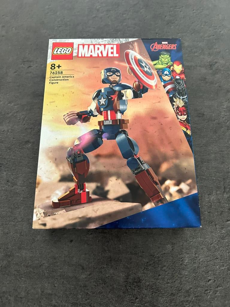 Lego figuur captian Amerika, Ophalen of Verzenden, Nieuw, Complete set, Lego