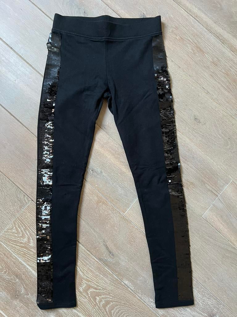Broek maat 140 van H&M met glitters, Broek, Gebruikt, Meisje, H&M